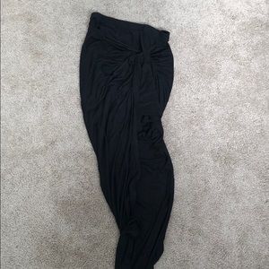 Skirt cut from one leg